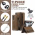 Samsung Galaxy Z Fold4/Z Fold5 Premium 4-Piece Combo - PC & Leather Case, Earbuds, Charger, Cable, and Bonus USB Drive Samsung Galaxy Z Fold4/Z Fold5 Premium 4-Piece Combo - PC & Leather Case, Earbuds, Charger, Cable, and Bonus USB Drive