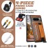Google Pixel 9/8/7 Series 4-Piece Combo with PU Leather Card Holder Google Pixel 9/8/7 Series 4-Piece Combo with PU Leather Card Holder