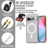 Google Pixel 9/8/7 Series 4-Piece Combo with Transparent Dual-Hybrid Case Google Pixel 9/8/7 Series 4-Piece Combo with Transparent Dual-Hybrid Case
