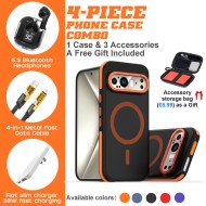 Google Pixel 9 Series 4-Piece Combo with Magnetic Features