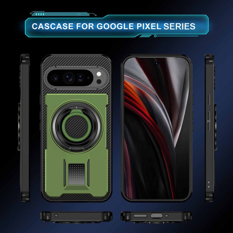 Google Pixel 9/8 Series 4-Piece Combo with Kickstand & Breathable Design Google Pixel 9/8 Series 4-Piece Combo with Kickstand & Breathable Design