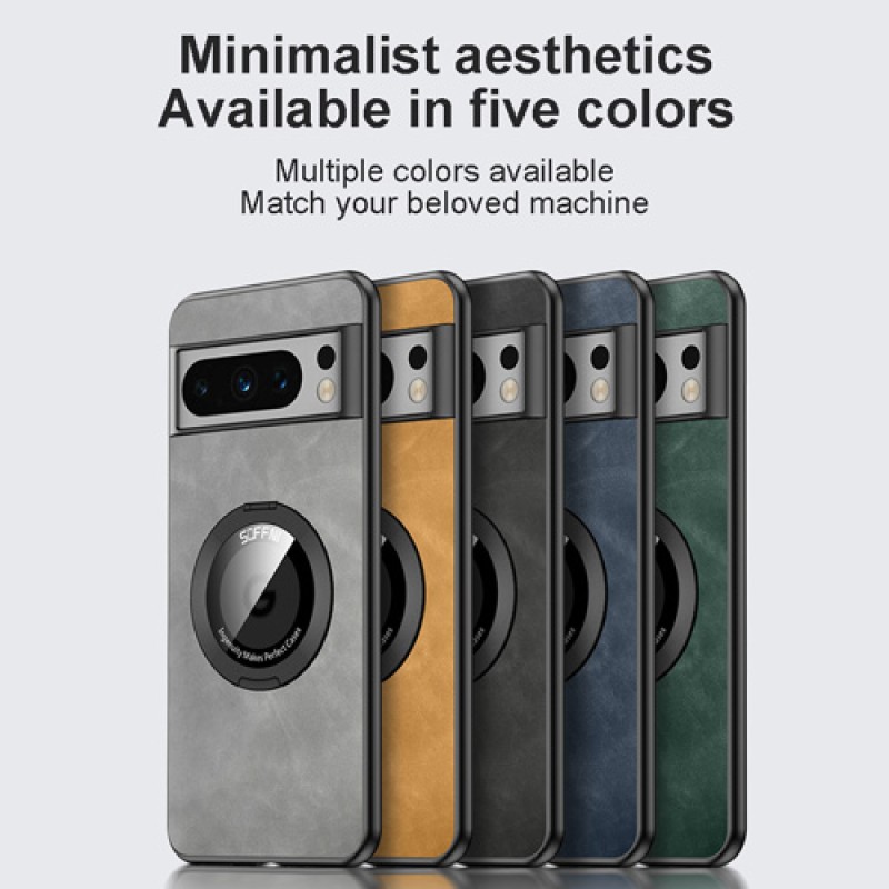 Google Pixel 7A/8/8 Pro Series 4-Piece Combo with 360° Rotatable Stand Google Pixel 7A/8/8 Pro Series 4-Piece Combo with 360° Rotatable Stand