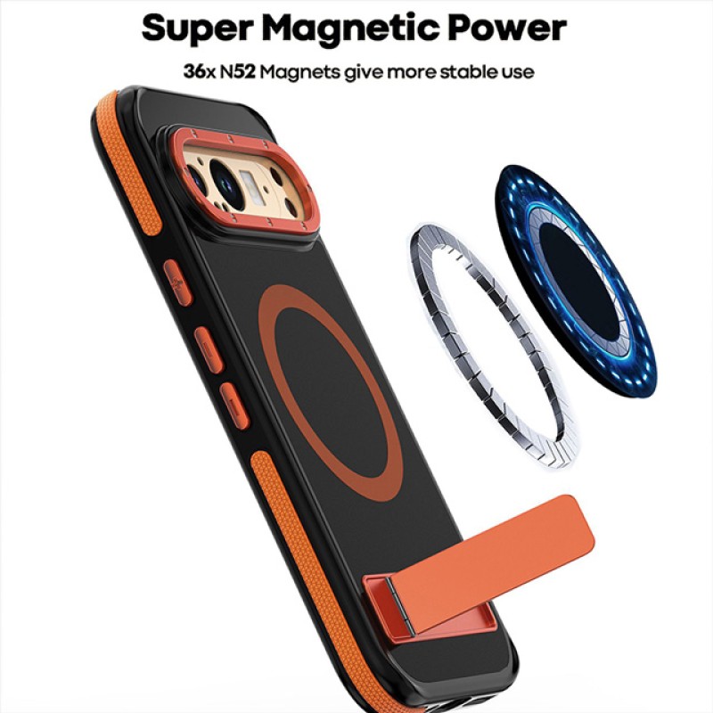 Google Pixel 9 Series 4-Piece Combo with Metal Kickstand & MagSafe Compatibility Google Pixel 9 Series 4-Piece Combo with Metal Kickstand & MagSafe Compatibility