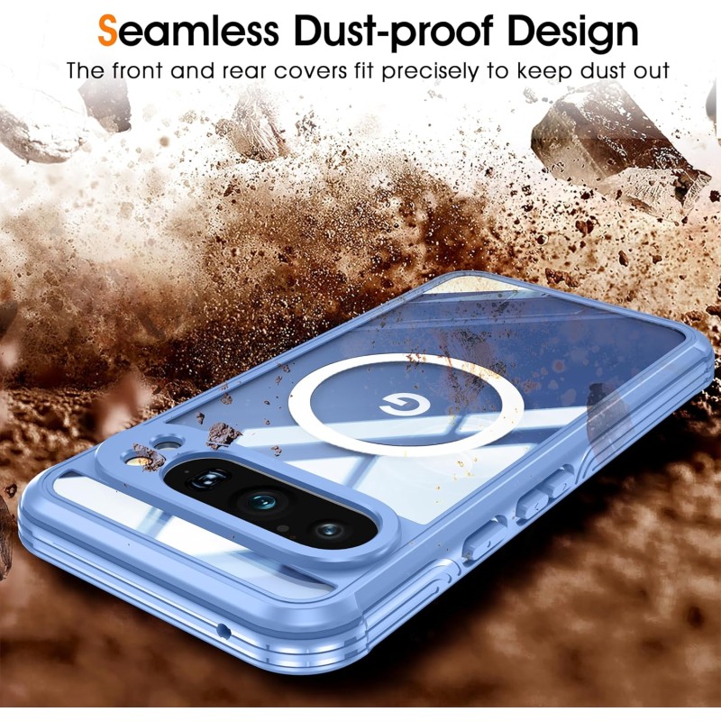 Google Pixel 9 Series 4-Piece Combo with Magnetic Phone Ring Holder Google Pixel 9 Series 4-Piece Combo with Magnetic Phone Ring Holder