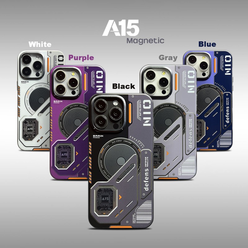 WITTYCOMBO Futuristic iPhone A15 Bundle: Magnetic Case, Hi-Fi Earbuds & Hyper Charger WITTYCOMBO Futuristic iPhone A15 Bundle: Magnetic Case, Hi-Fi Earbuds & Hyper Charger
