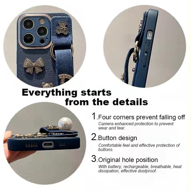 Women's Luxury iPhone Gift Set: PU Case + ANC Earbuds + 4-in-1 Charger Women's Luxury iPhone Gift Set: PU Case + ANC Earbuds + 4-in-1 Charger