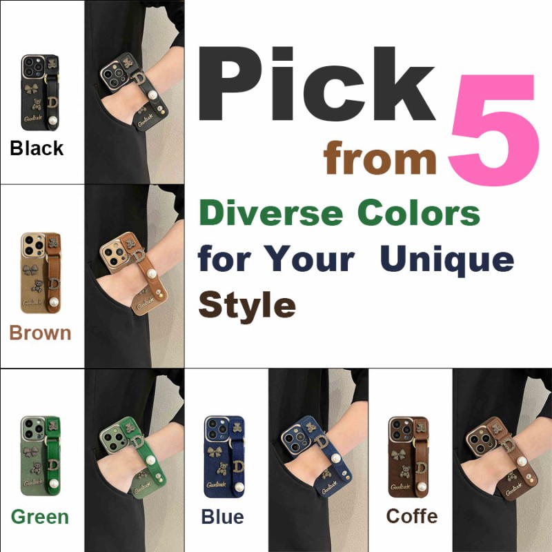 Women's Luxury iPhone Gift Set: PU Case + ANC Earbuds + 4-in-1 Charger Women's Luxury iPhone Gift Set: PU Case + ANC Earbuds + 4-in-1 Charger