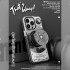 Retro American iPhone Case Bundle: Magnetic Case, BT Earbuds & LED Watch