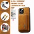 WITTYCOMBO Magnetic Leather iPhone Case Set: Detachable Wallet, ENC Headset & Turbo Charger WITTYCOMBO Magnetic Leather iPhone Case Set: Detachable Wallet, ENC Headset & Turbo Charger