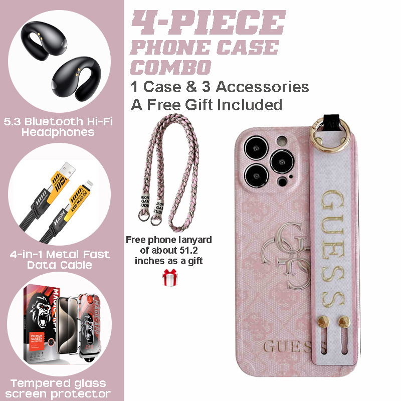 Charming Silicone iPhone Bundle: Elegant Case, Hi-Fi Earbuds & Free Lanyard Charming Silicone iPhone Bundle: Elegant Case, Hi-Fi Earbuds & Free Lanyard