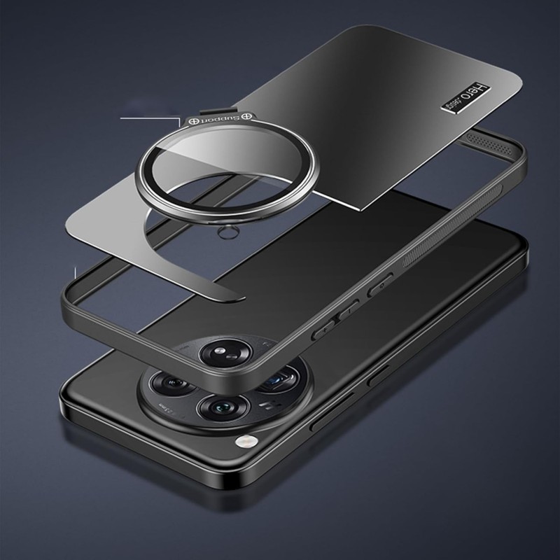 OnePlus 12/13/ACE 3 Pro Series 4-Piece Combo with Matte PC & Metal Case OnePlus 12/13/ACE 3 Pro Series 4-Piece Combo with Matte PC & Metal Case