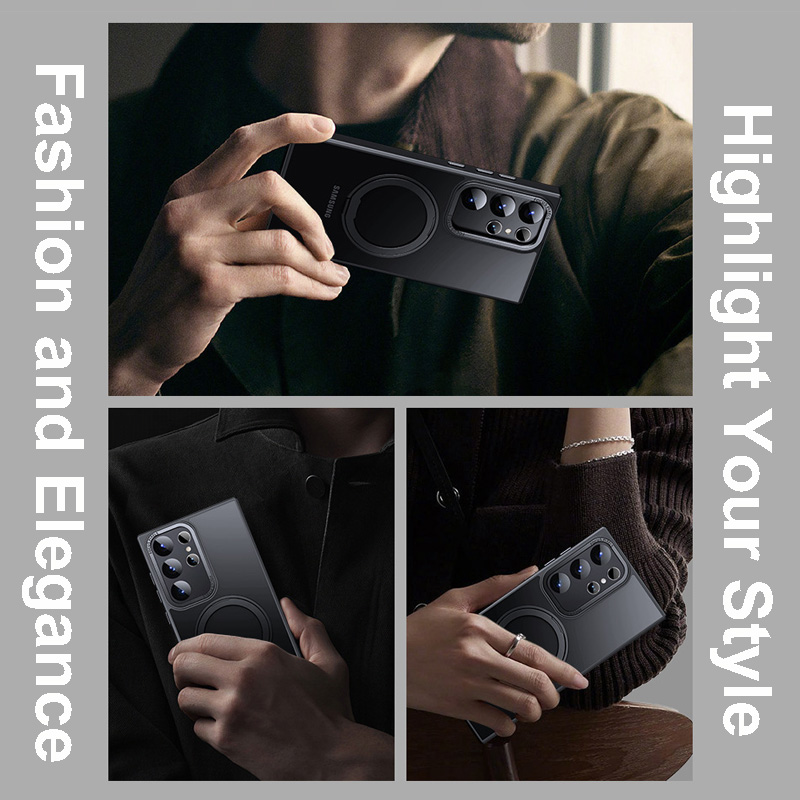 Samsung Galaxy S24/S23 TPU Case Combo with 360° Stand & Hi-Fi Earbuds Samsung Galaxy S24/S23 TPU Case Combo with 360° Stand & Hi-Fi Earbuds