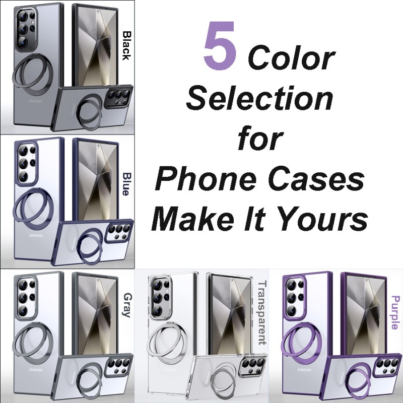 Samsung Galaxy S24/S23 TPU Case Combo with 360° Stand & Hi-Fi Earbuds Samsung Galaxy S24/S23 TPU Case Combo with 360° Stand & Hi-Fi Earbuds