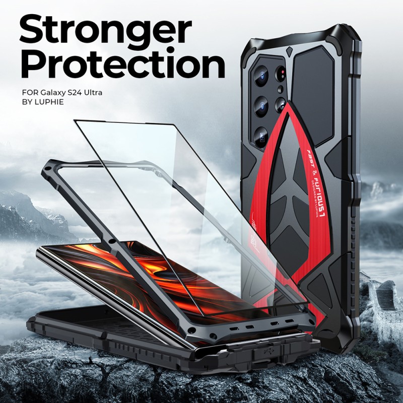 Galaxy S24 Ultra TPU+Metal Case: Hi-Fi Earbuds, 4-in-1 Cable & USB Flash Drive Galaxy S24 Ultra TPU+Metal Case: Hi-Fi Earbuds, 4-in-1 Cable & USB Flash Drive