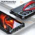 Galaxy S24 Ultra TPU+Metal Case: Hi-Fi Earbuds, 4-in-1 Cable & USB Flash Drive