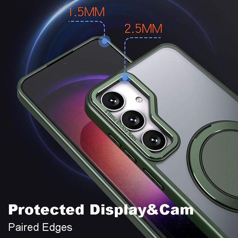 Samsung Galaxy S24/S23 360° Rotating Stand Case Combo with Hi-Fi Earbuds & Fast Charger Samsung Galaxy S24/S23 360° Rotating Stand Case Combo with Hi-Fi Earbuds & Fast Charger