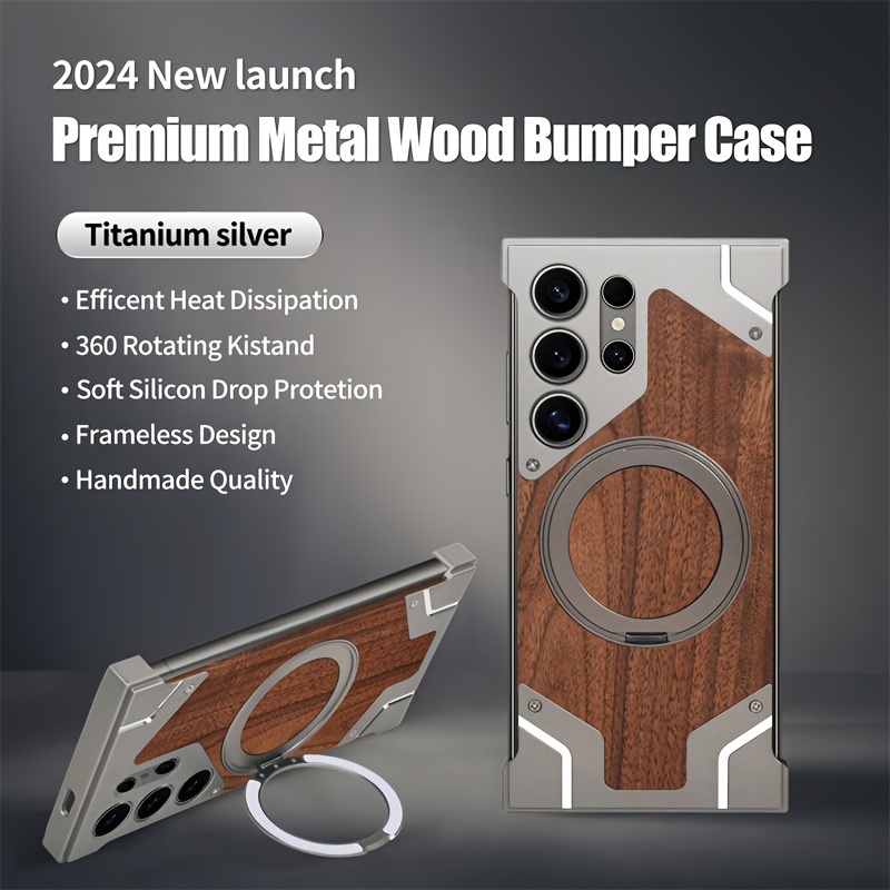 S23 Ultra/S24 Ultra Walnut Case Set: Hi-Fi Earbuds + 30W Fast Charging S23 Ultra/S24 Ultra Walnut Case Set: Hi-Fi Earbuds + 30W Fast Charging