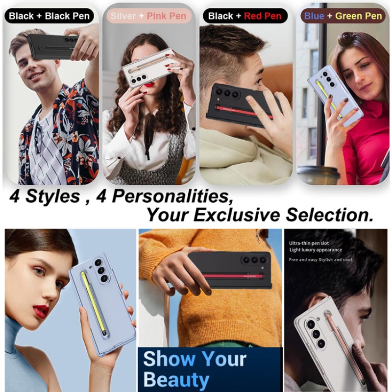 Samsung Galaxy Z Fold5 Stylus Case Combo with Hi-Fi Earbuds & Fast Charger Samsung Galaxy Z Fold5 Stylus Case Combo with Hi-Fi Earbuds & Fast Charger