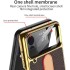Women’s Samsung Galaxy Z Flip4 Accessories Set - Premium Case, Shoulder Strap, Bluetooth Earphones, Charger & Cable
