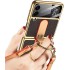 Women’s Samsung Galaxy Z Flip4 Accessories Set - Premium Case, Shoulder Strap, Bluetooth Earphones, Charger & Cable