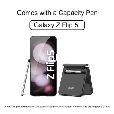 Samsung Z Flip5 Magnetic Case Set: Stylus, BT Earbuds & PD30W Fast Charging