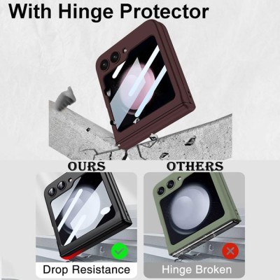 Samsung Galaxy Z Flip5 Shockproof Case Combo with Hi-Fi Earbuds & Fast Charger