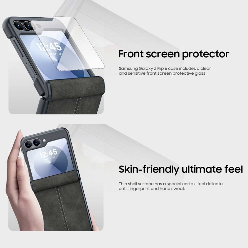 Samsung Galaxy Z Flip6 Protective Case Combo with Hi-Fi Earbuds & Fast Charger Samsung Galaxy Z Flip6 Protective Case Combo with Hi-Fi Earbuds & Fast Charger