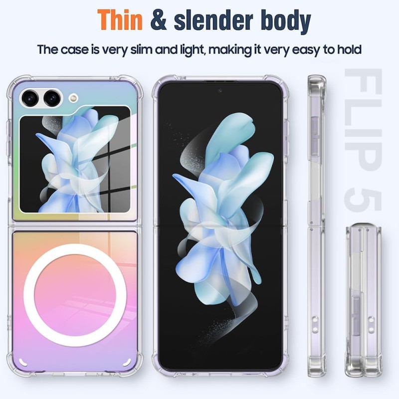 Compatible with Samsung Galaxy Z (Flip4/Flip5/Flip6) – 4-Piece Protective Phone Accessory Bundle Compatible with Samsung Galaxy Z (Flip4/Flip5/Flip6) – 4-Piece Protective Phone Accessory Bundle