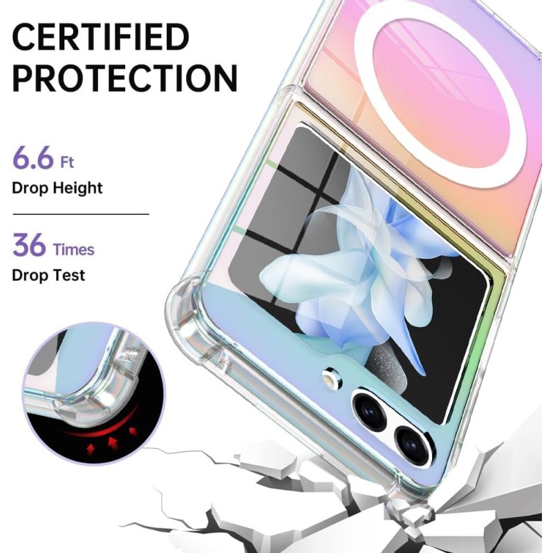 Compatible with Samsung Galaxy Z (Flip4/Flip5/Flip6) – 4-Piece Protective Phone Accessory Bundle Compatible with Samsung Galaxy Z (Flip4/Flip5/Flip6) – 4-Piece Protective Phone Accessory Bundle