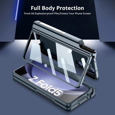 Executive Business Set for Samsung Galaxy Z Flip 4/5/6 – Premium Protective Case, Wireless Earphones & Fast Charging Kit