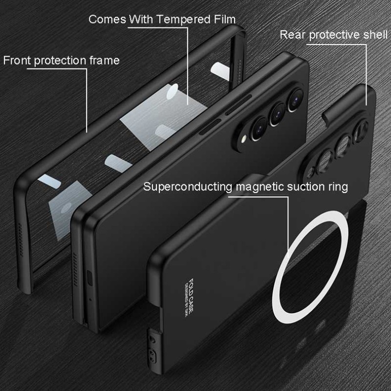 Samsung Galaxy Z Fold4 Magnetic Wireless Charging Case Combo with Hi-Fi Earbuds & Fast Charger Samsung Galaxy Z Fold4 Magnetic Wireless Charging Case Combo with Hi-Fi Earbuds & Fast Charger