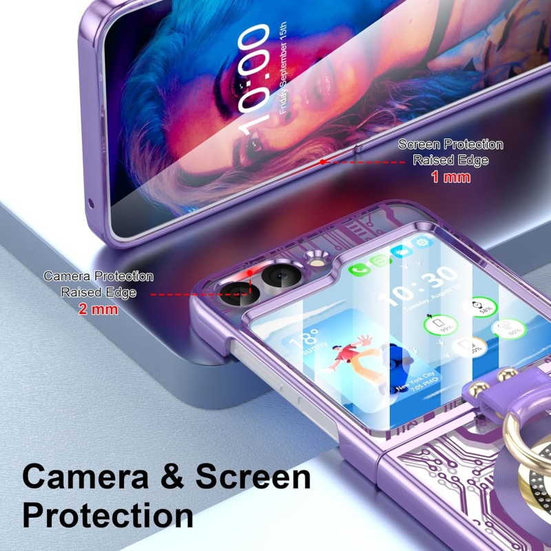 Galaxy Z Flip4/5/6 Protective Case Kit: BT Earphones + High-Speed Data Cable Galaxy Z Flip4/5/6 Protective Case Kit: BT Earphones + High-Speed Data Cable